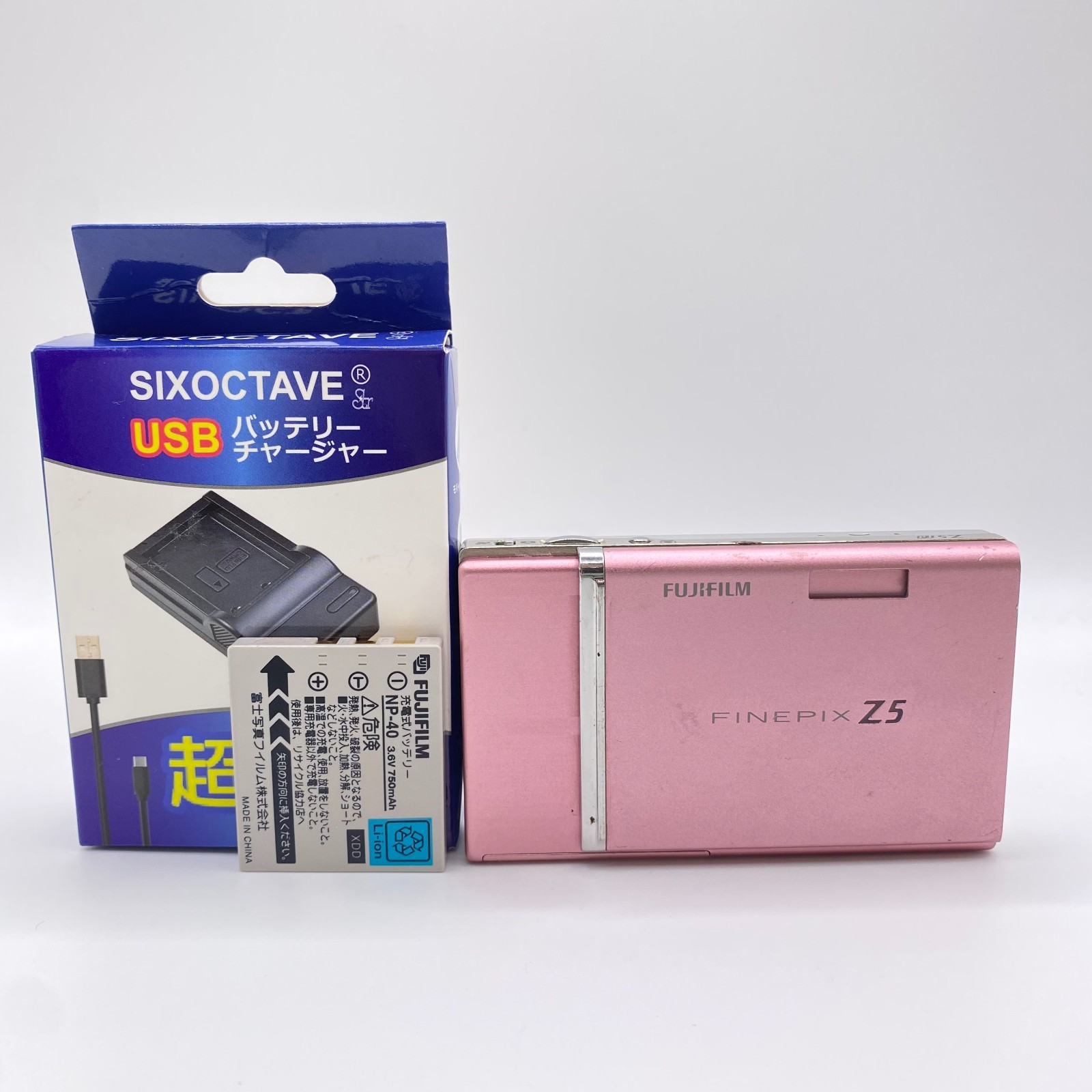 [EXC+5] FUJIFILM FINEPIX Z5fd Digital camera Baby Pink From Japan 6021701
