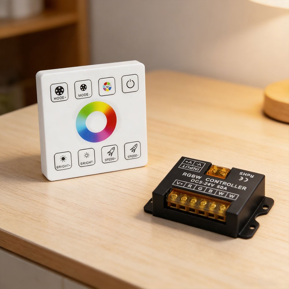 LED Strip RF Touch Panel 30A High Power Controller for Wide Voltage Range