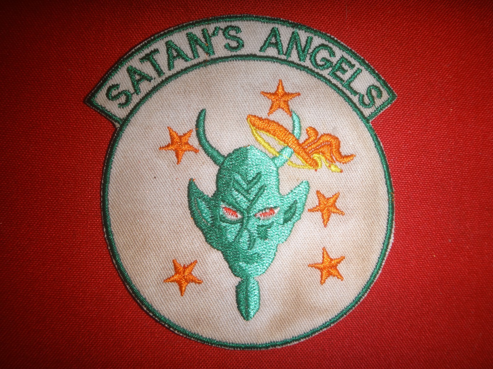 Vietnam War Patch USAF 433rd Tactical Fighter Squadron SATAN'S ANGELS