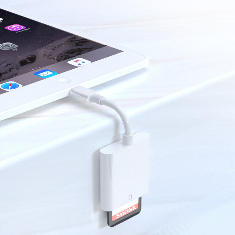 For Apple iPhone 15 Pro Max Plus USB Stick SD TF Card Reader Type C OTG Adapter