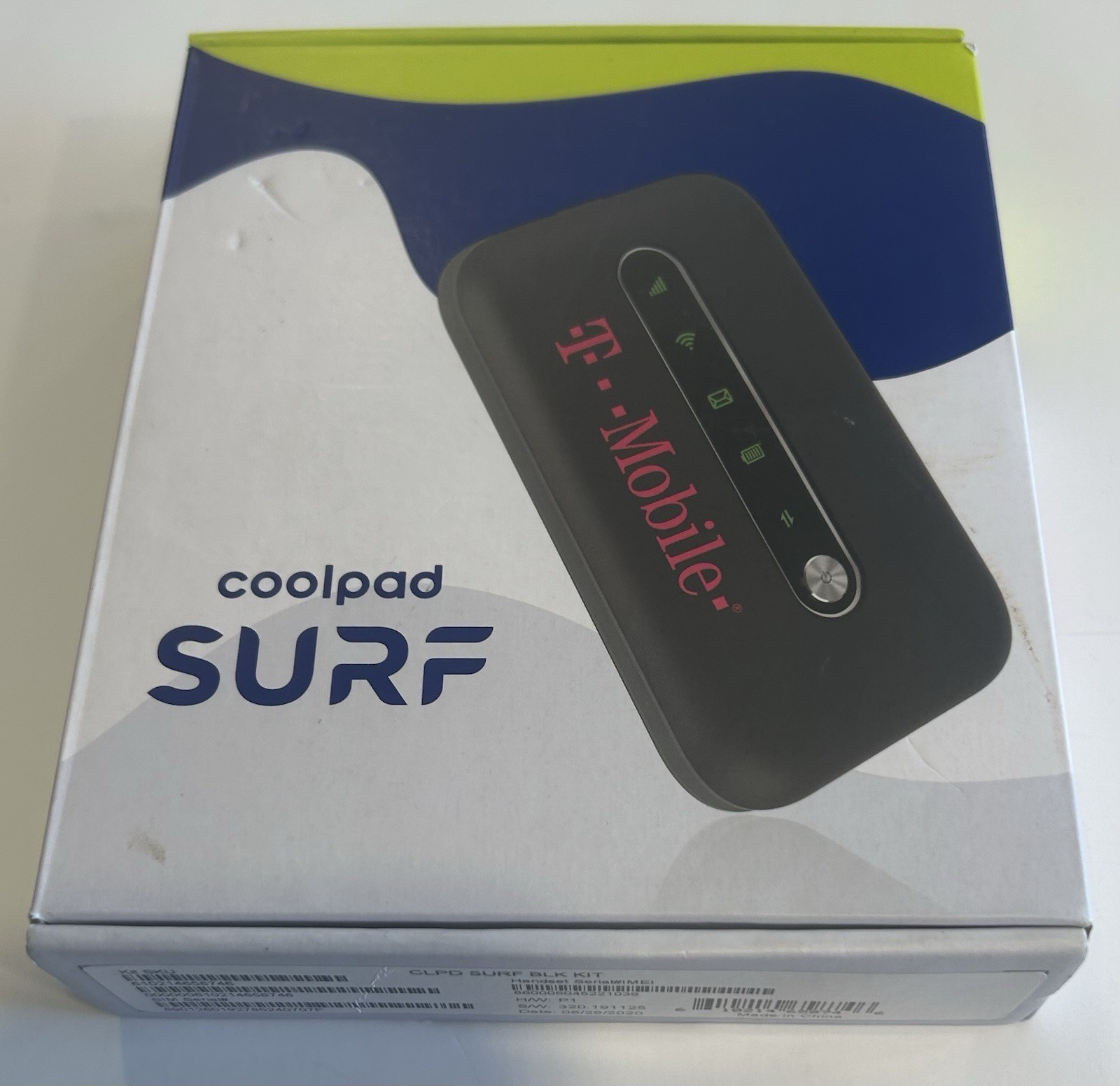 Coolpad Surf Wi-Fi Hotspot Modem T-Mobile LTE Cat 4 Black 2150mAh User Friendly