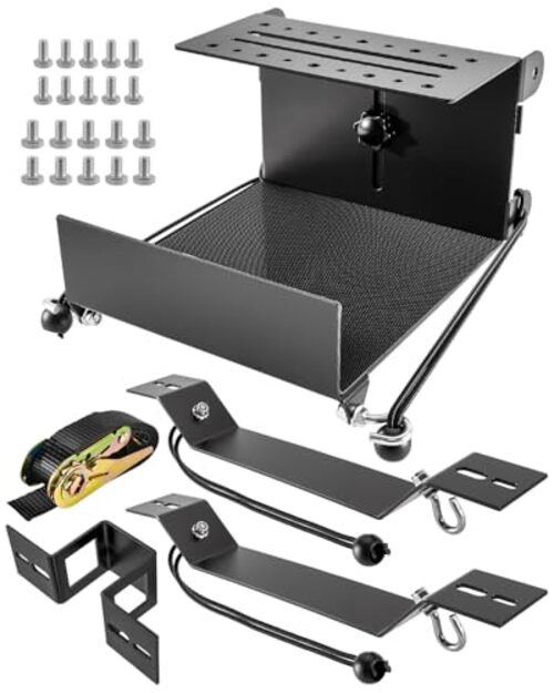 Van Interior Ladder Storage Holder, Adjustable Internal Ladder Rack Fit for