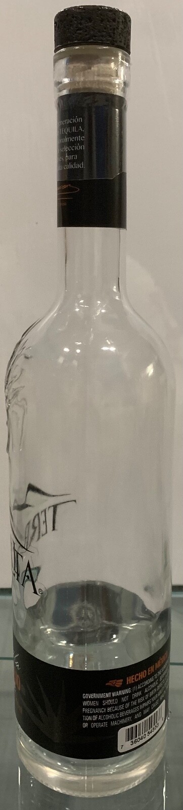 Tequila Terralta Extra Anejo Empty Bottle G4
