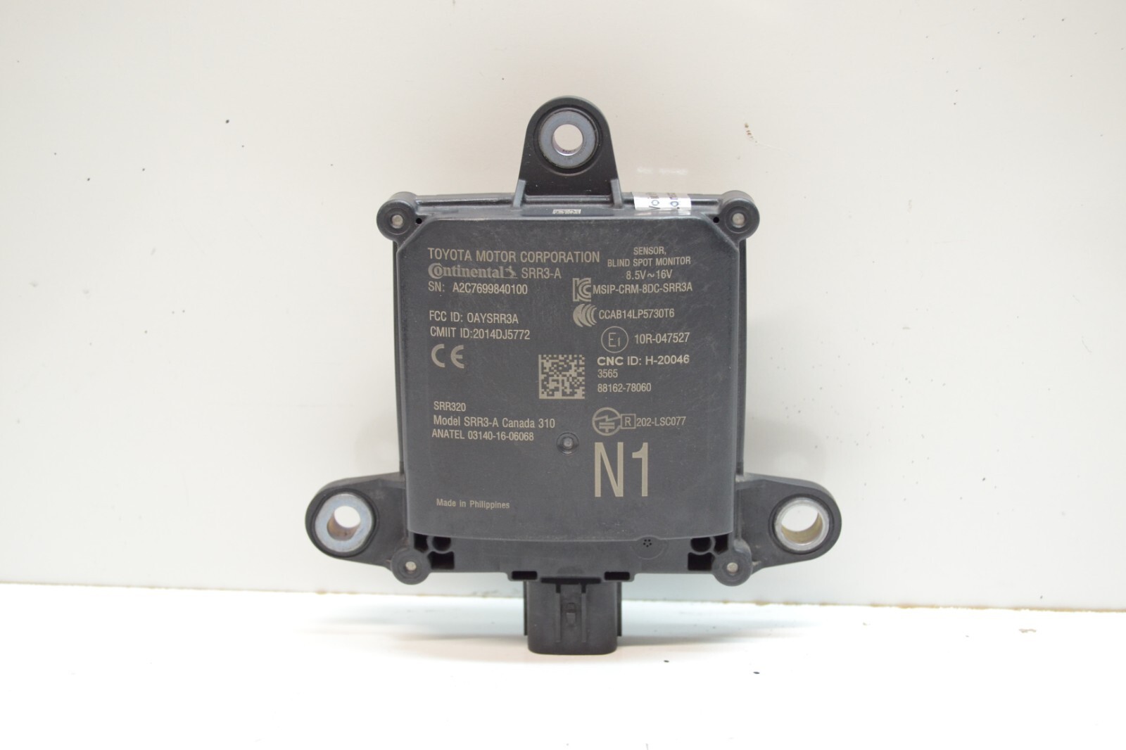 2020 LEXUS NX300/NX300h BLIND SPOT DETECTION SYSTEM 88162-78060 USED