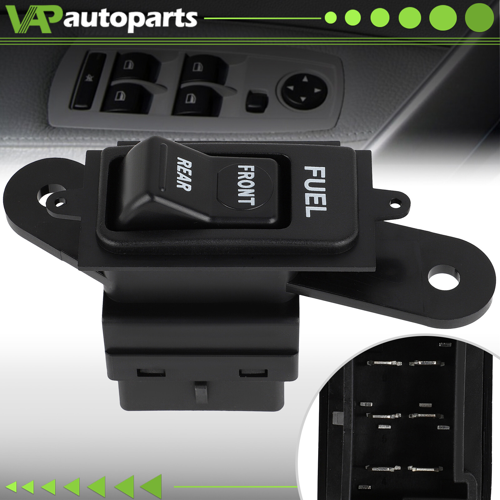 For F-150 F-250 F-350 1992-97 Front Rear High Quality Fuel Tank Selector Switch