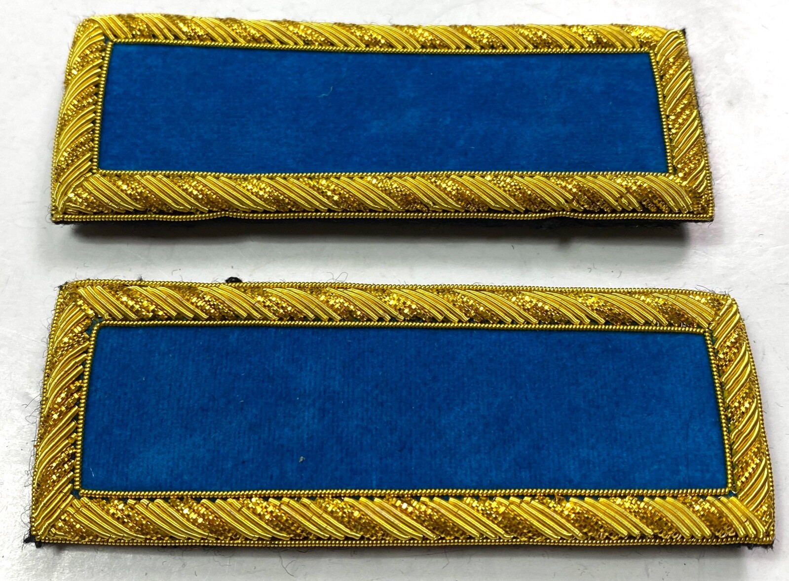 INDIAN WARS US ARMY M1872 INFANTRY 2ND LIEUTENANT TUNIC SHOULDER BOARDS W/CILPS