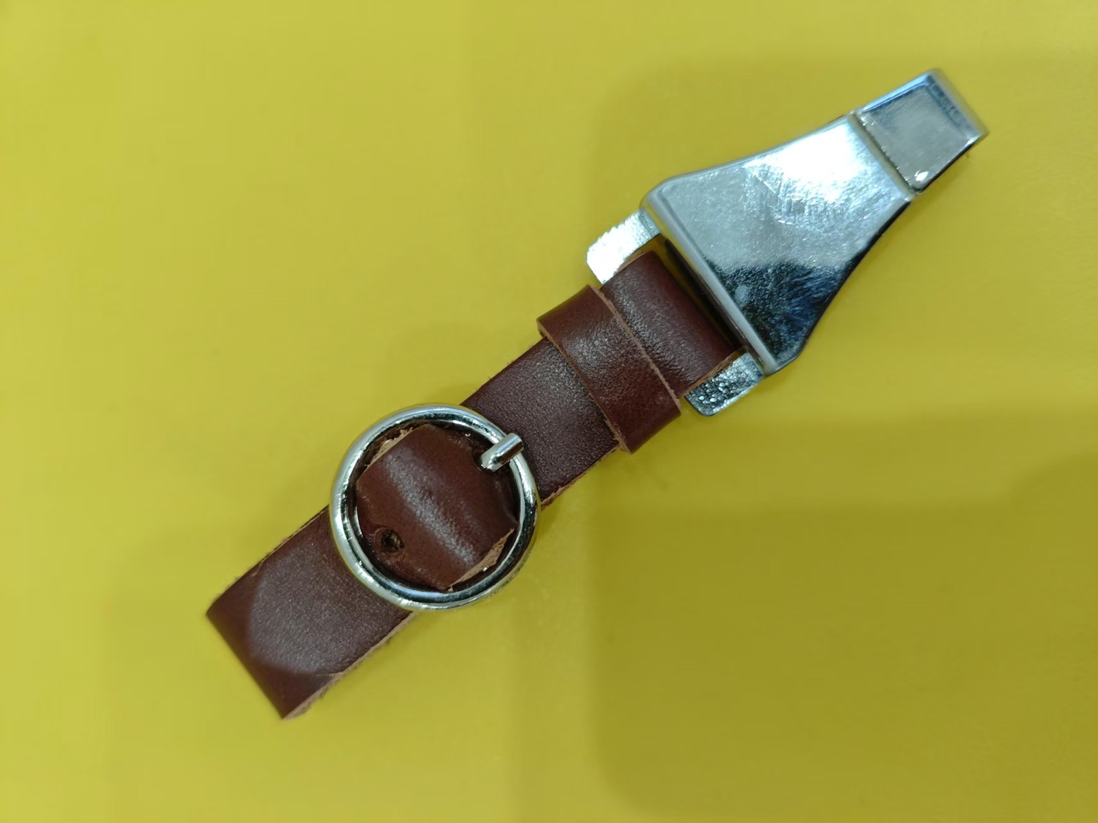WW2 German Dagger Hanger Brown Leather,Reproduction，Sheath excluded，only hanger