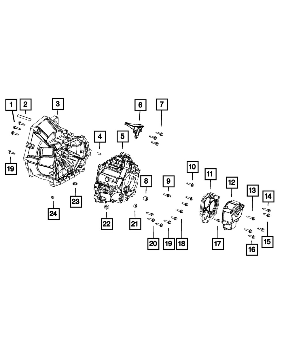 Genuine Mopar Hex Flange Head Bolt 68145950AB