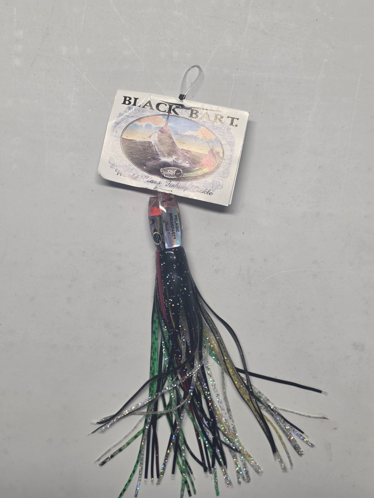 Black Bart Pelagic Breakfast Trolling Lure / Black Green