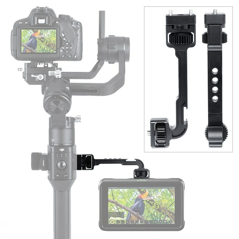Monitor Mount Rotatable Magic Arm Cold Shoe Mount for DJI Ronin S SC Mic Light