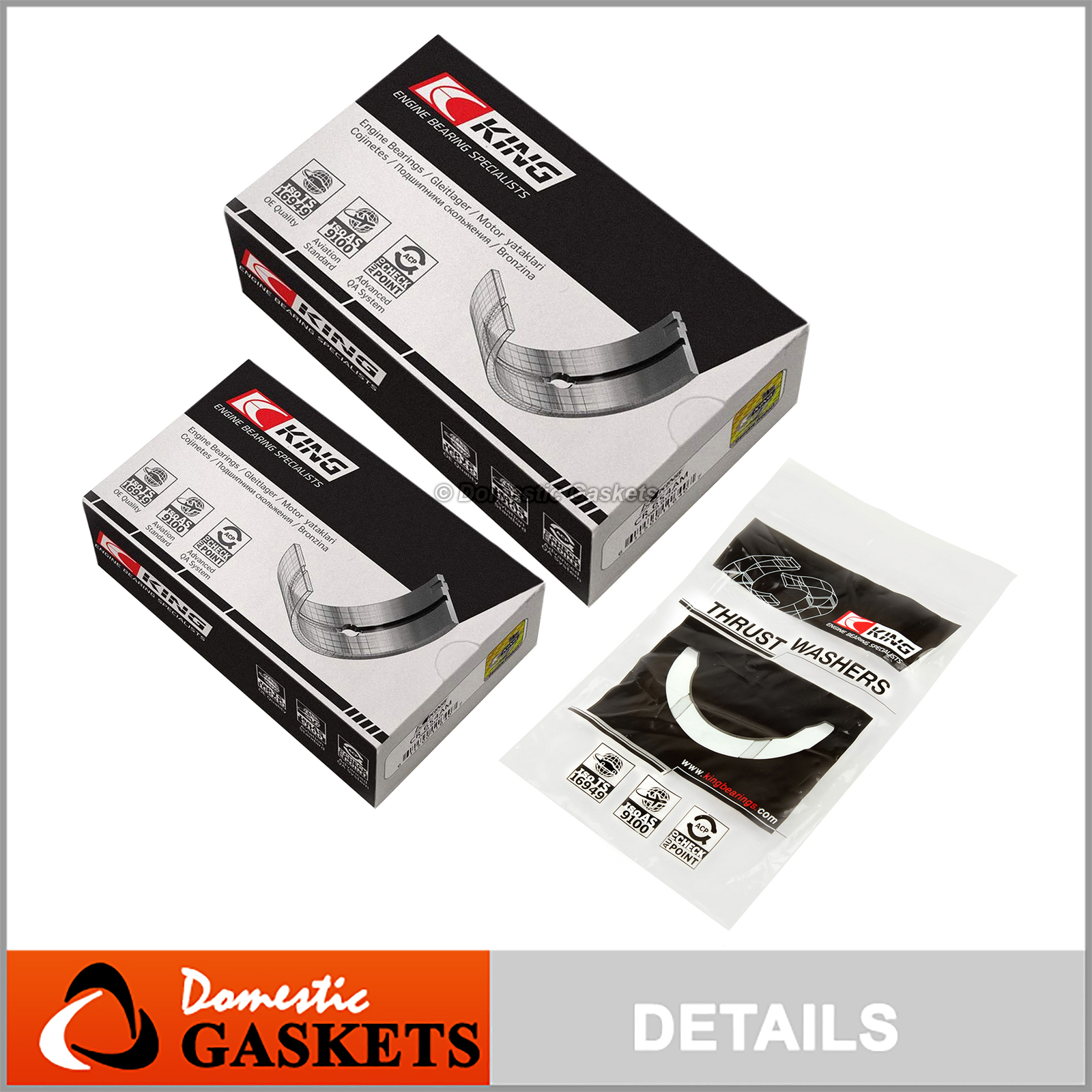 Main Rod Bearings Fit 99-09 Dodge Jeep Chrysler Mitsubishi 4.7L SOHC VIN N J P