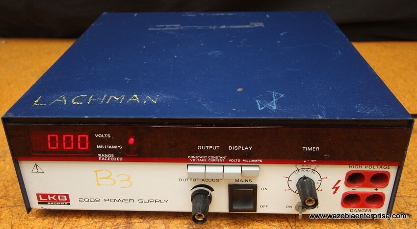 LKB BROMMA 2002 POWER SUPPLY