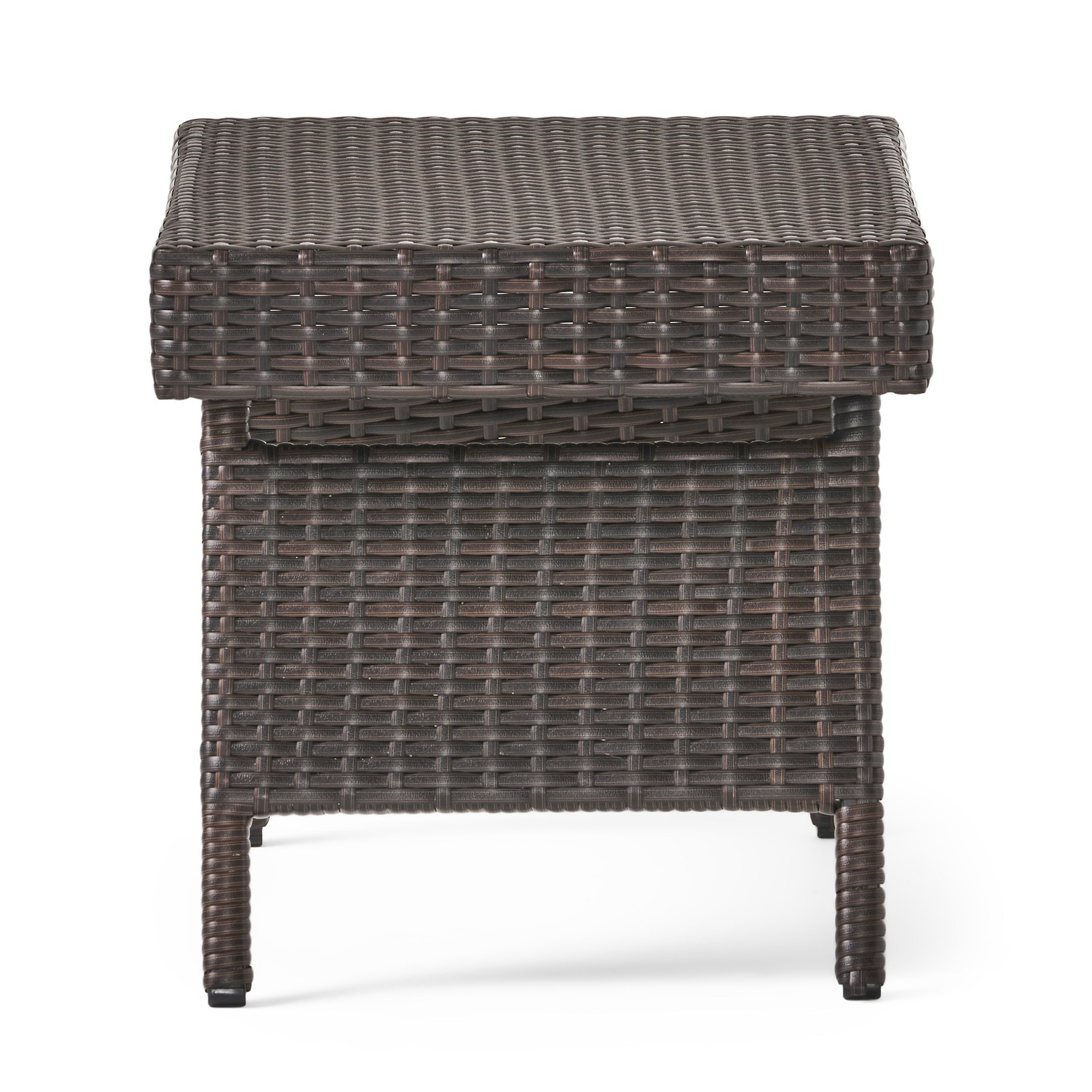 PE WICKER SNACK TABLE