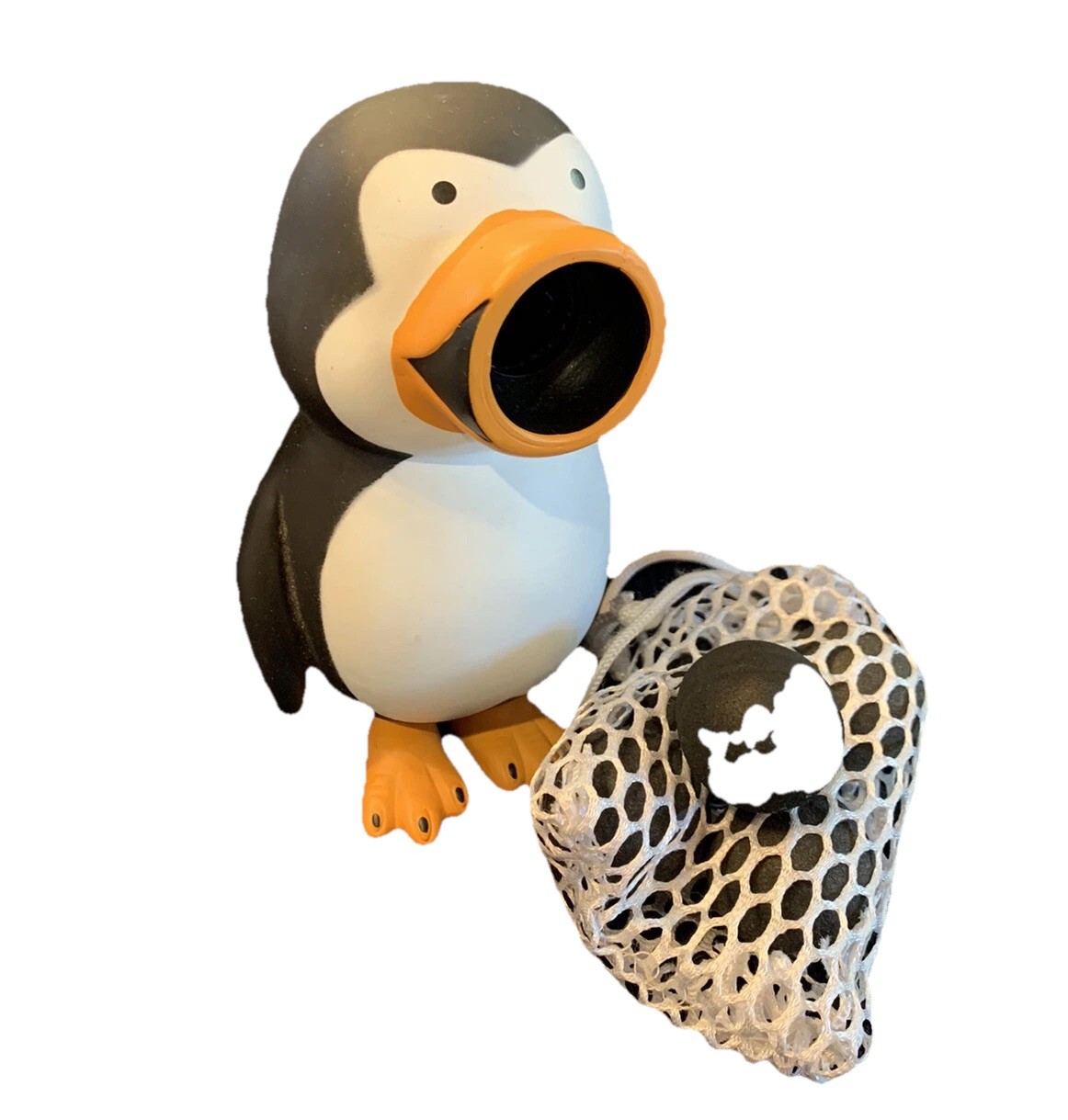 Hog Wild Penguin Popper Toy - Shoot Foam Balls Up to 20 Feet - 6 Balls