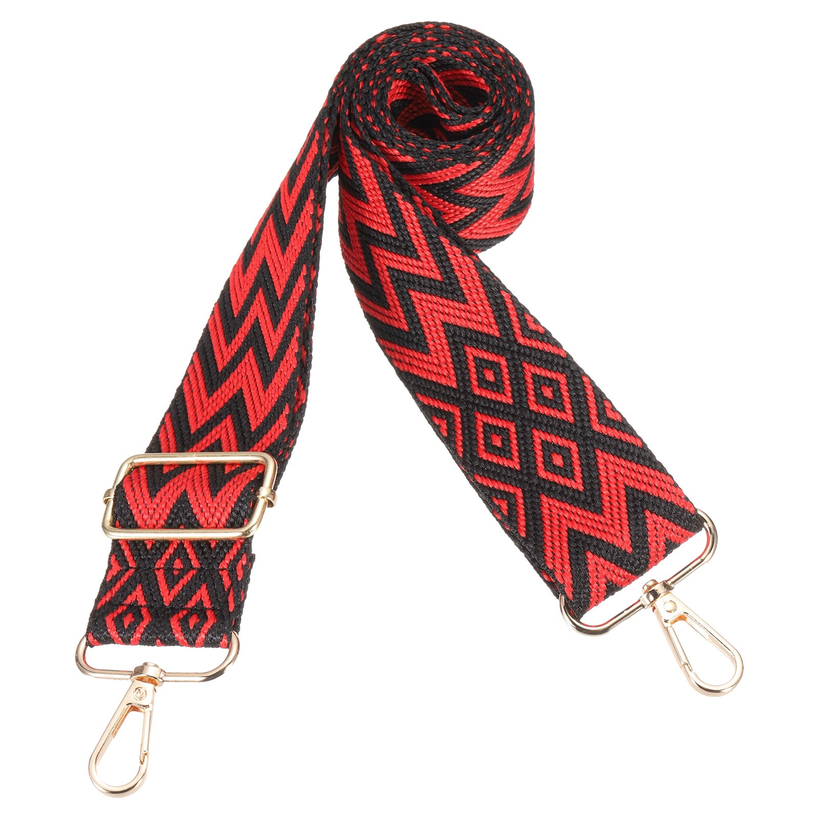 1.5inch Wide Adjustable  Strap, Handbag Shoulder Crossbody Straps, Red