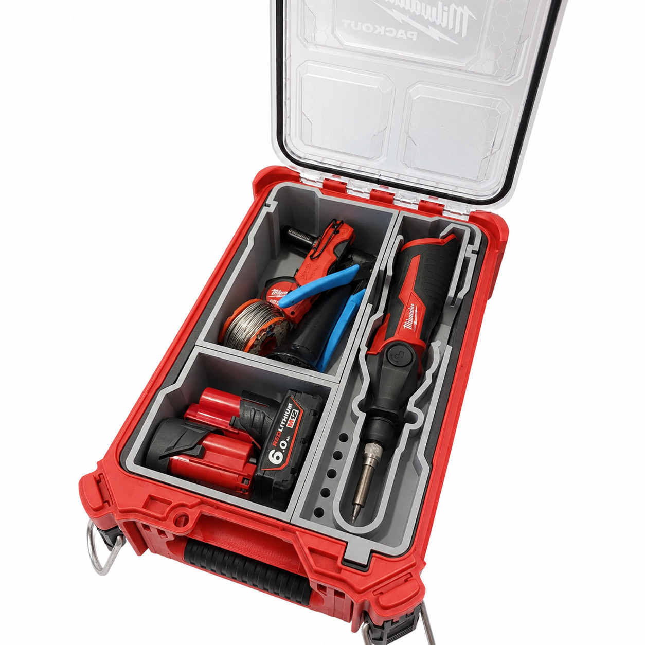 Milwaukee Packout Insert for M12 Soldering Iron - 48-22-8435 Compact Organiser