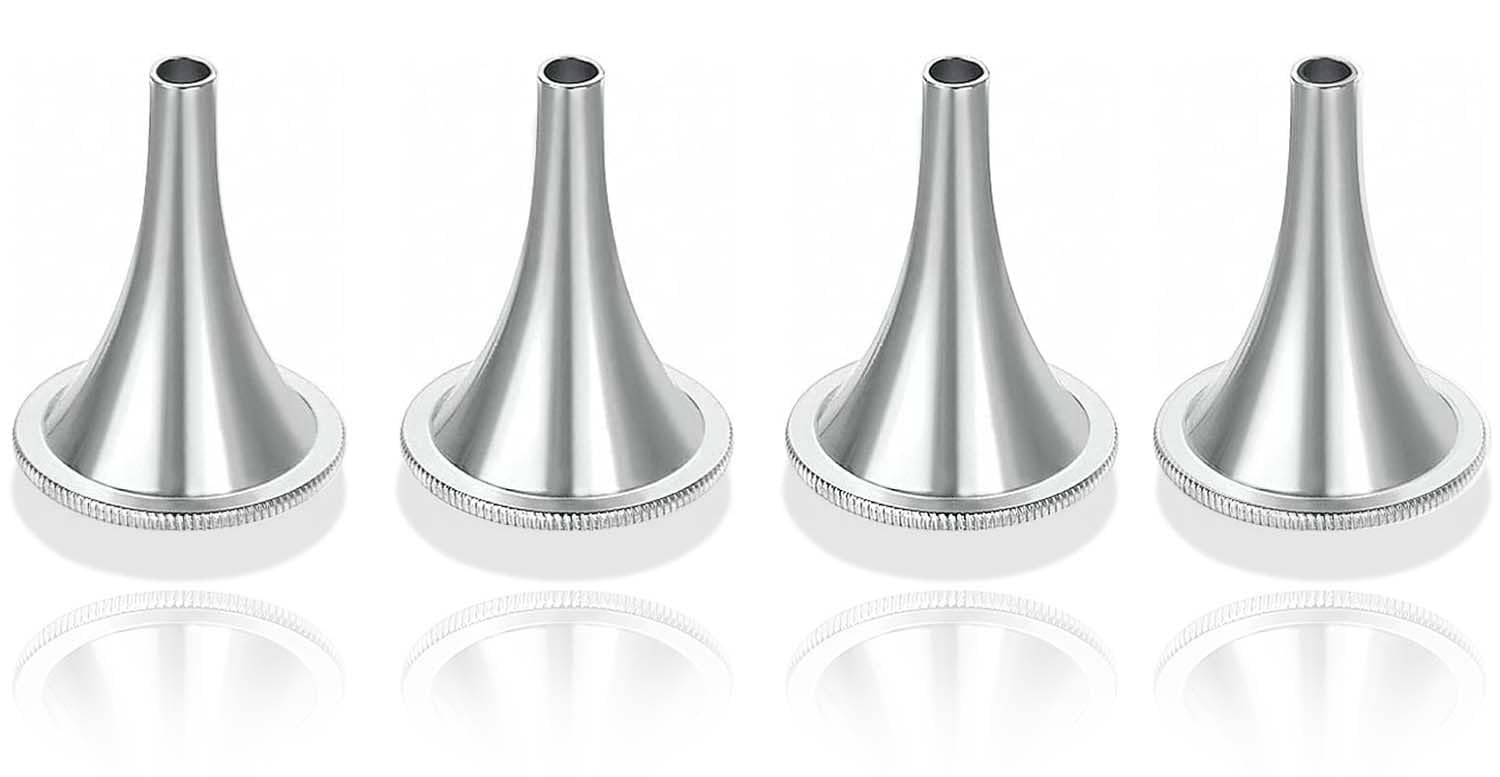 Set of 4 Pcs Ear Specula Speculum Stainless Steel Ent Instruments