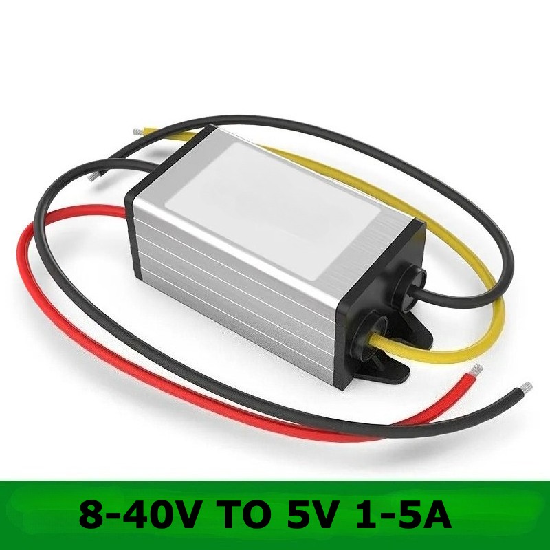 12V-36V to 5V 5A 15W DC-DC Step-down Converter Car LED Power Supply High Quality