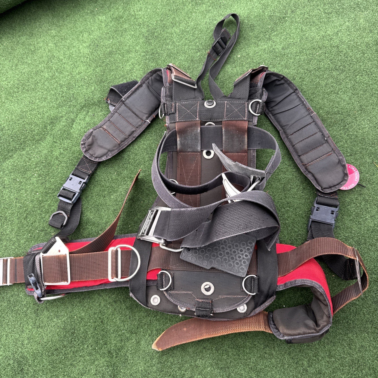 Little Used Dive Rite Trans Pac Harness Medium / Large Diving Gear Scuba