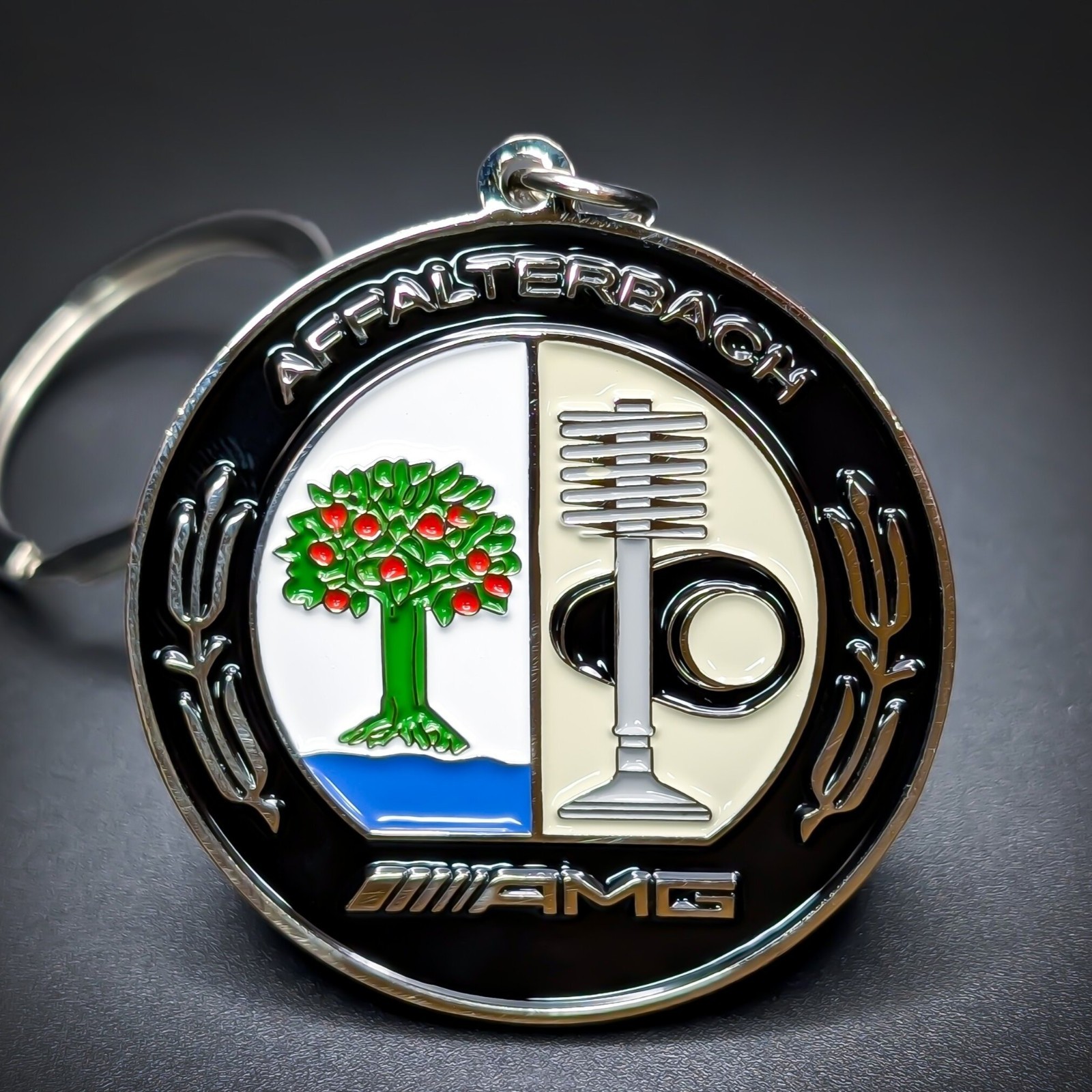 Mercedes-Benz AMG Affalterbach Badge Keychain Metal Emblem F1 GT C63 SLS Gift