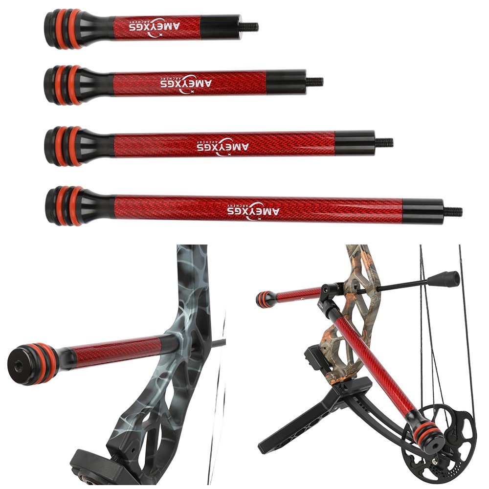 Archery Carbon Fiber 6" 8" 10" 12" Balance Bar Rod Compound Bow Hunting Target