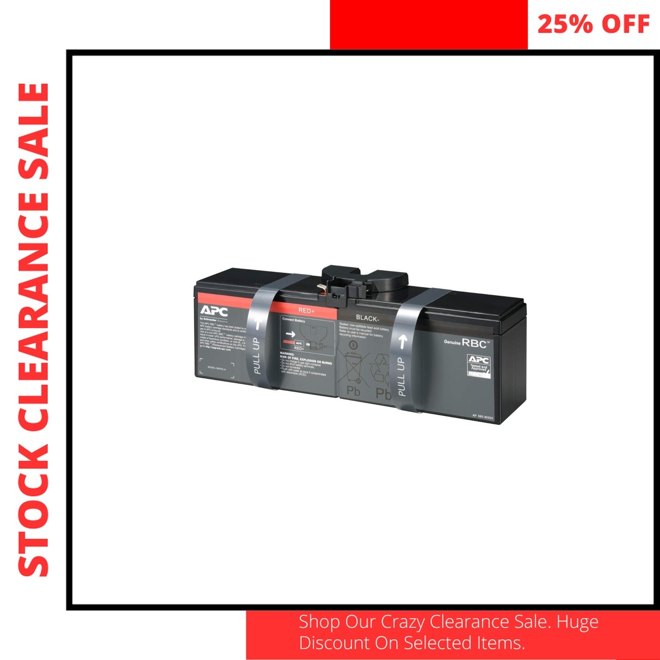 APC Back UPS Pro Battery Replacement APCRBC163