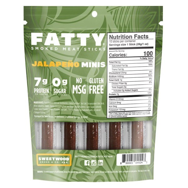 Jalapeno Multipack Meat Sticks - 10oz/10ct
