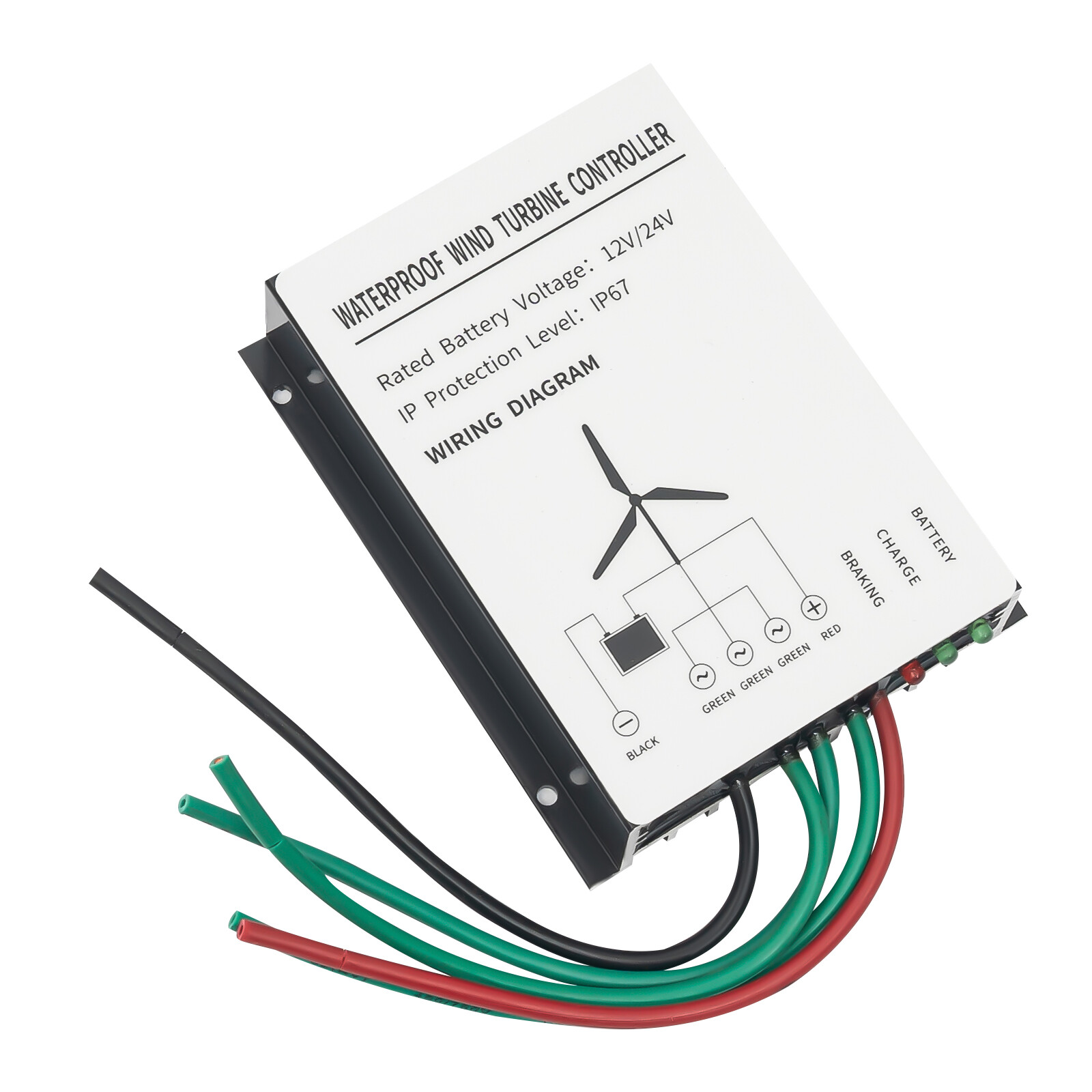 Vertical Axis Windmill Turbine 100W Power Wind Turbine Generator &Controller 12V