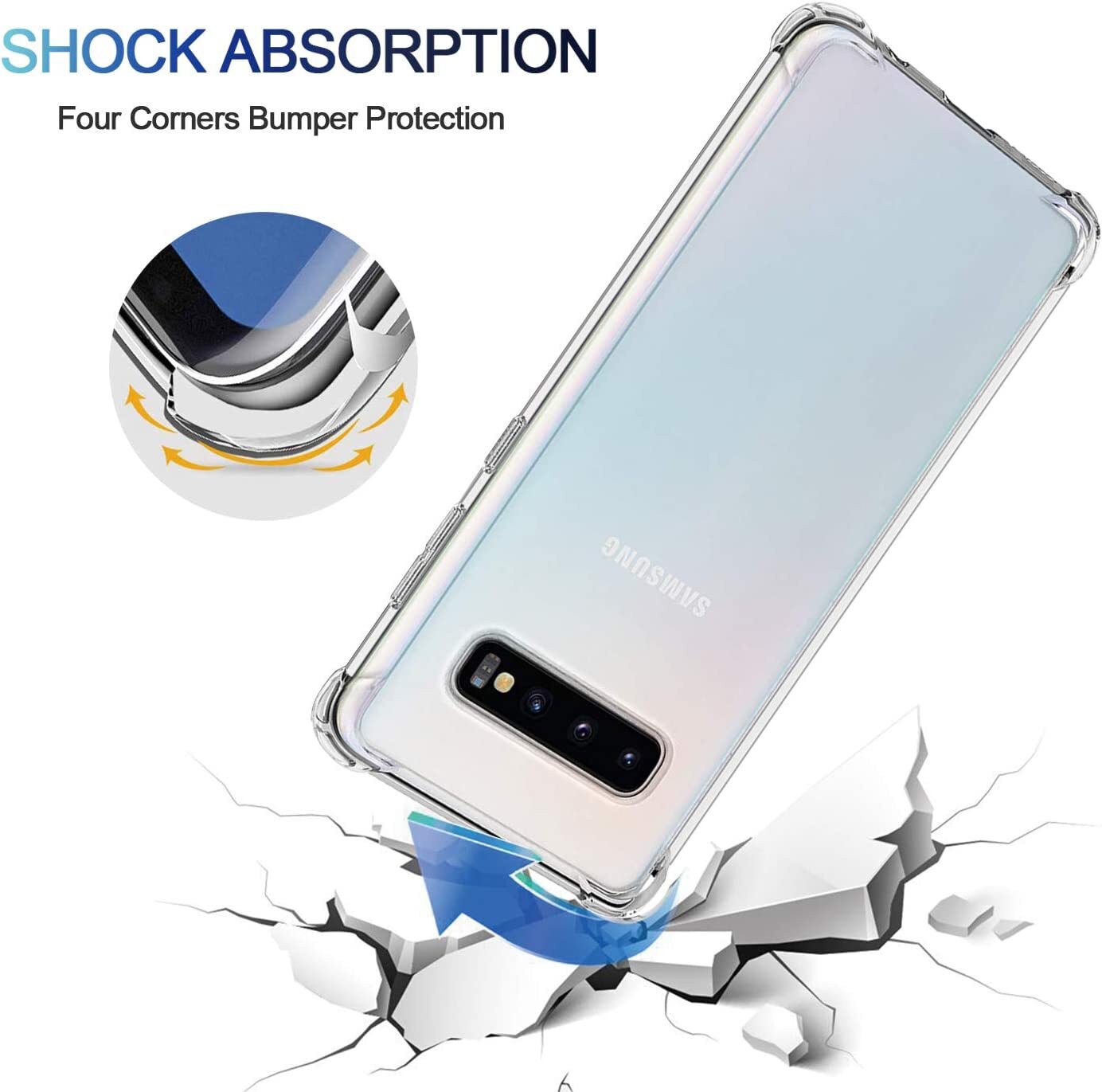 For Samsung Galaxy Note S24 S23 S22 S21 S10 S9 A50 A20 A13 Shockproof Case Cover