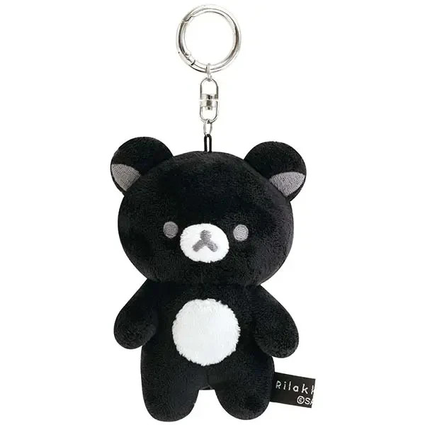Rilakkuma Hanging Plush Toy Rilakkuma "BASIC RILAKKUMA MONOCHROME" San-X JP LTD
