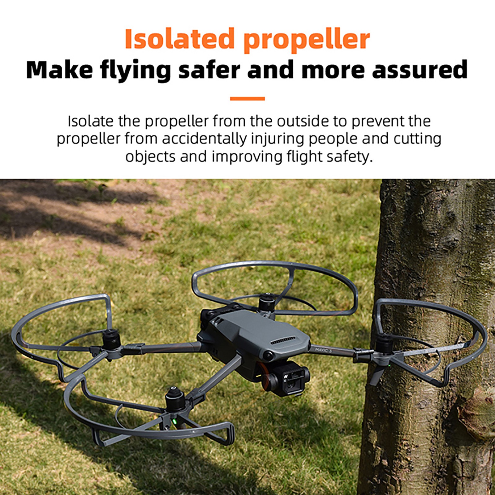 Propeller Protective Cover Quick Install Protective Cage Cover Drone for Mavic 3