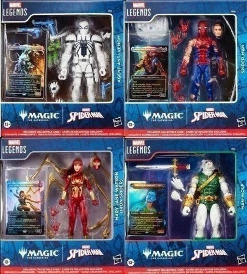 Complete Marvel Legends Magic: The Gathering Collection - All 4 Figures Bundle!