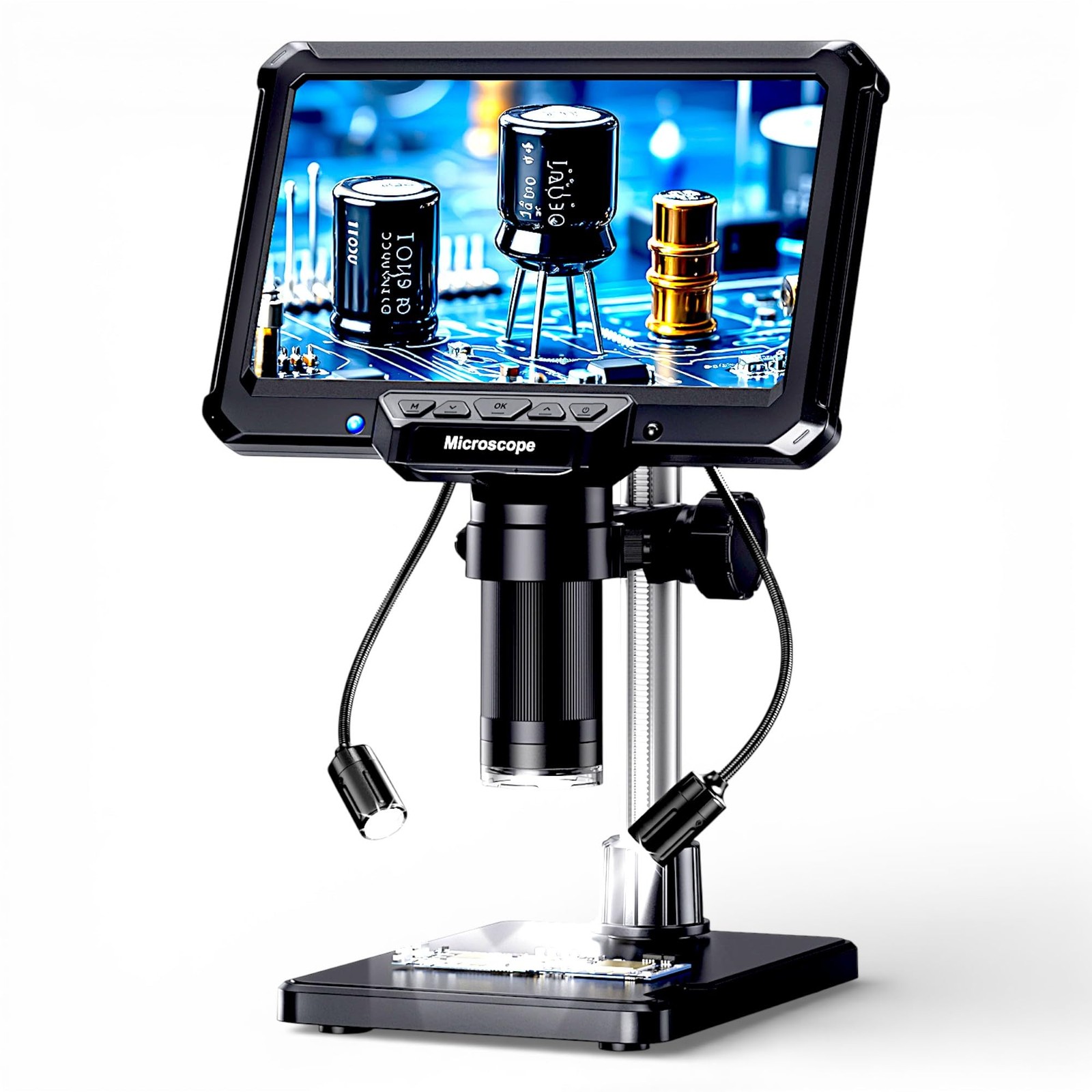 7Inch 1200X Digital Microscope for Electronics Repair