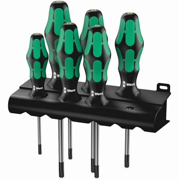 Wera 367/7 HF Rack 6/Piece Torx Screwdriver