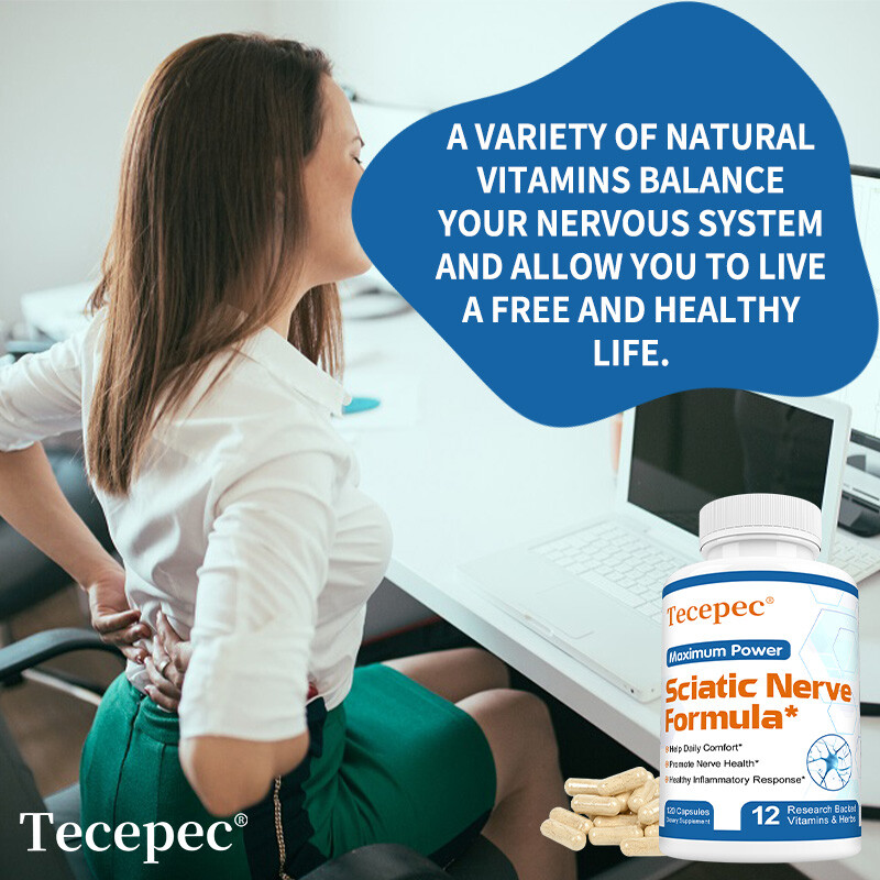 Premium Sciatic Nerve Support Formula – 120 Capsules