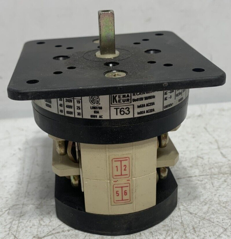 Electroswitch KW-63 Rotary Cam Action Switch T63