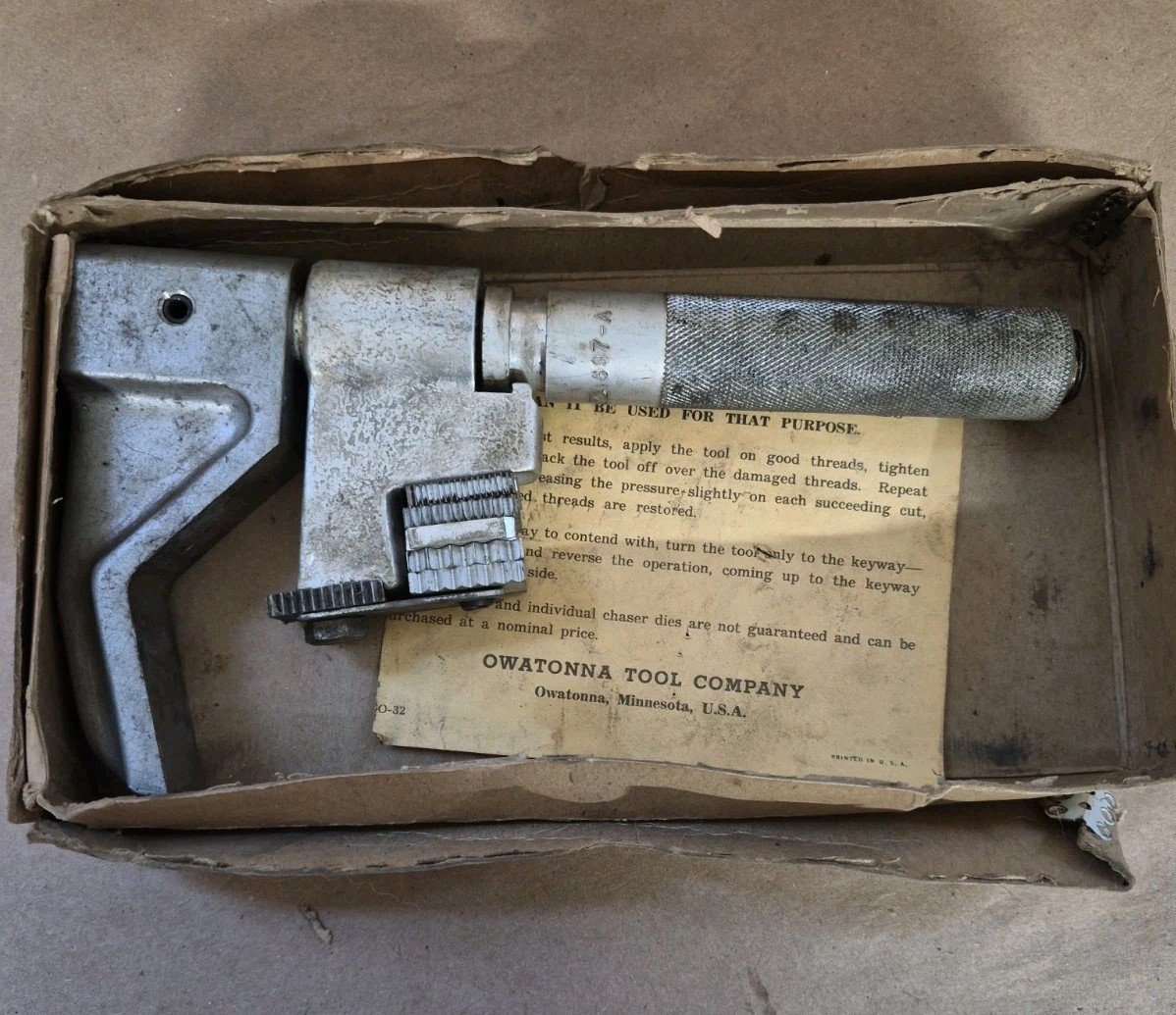 OTC 897A Thread Repair Chaser Tool