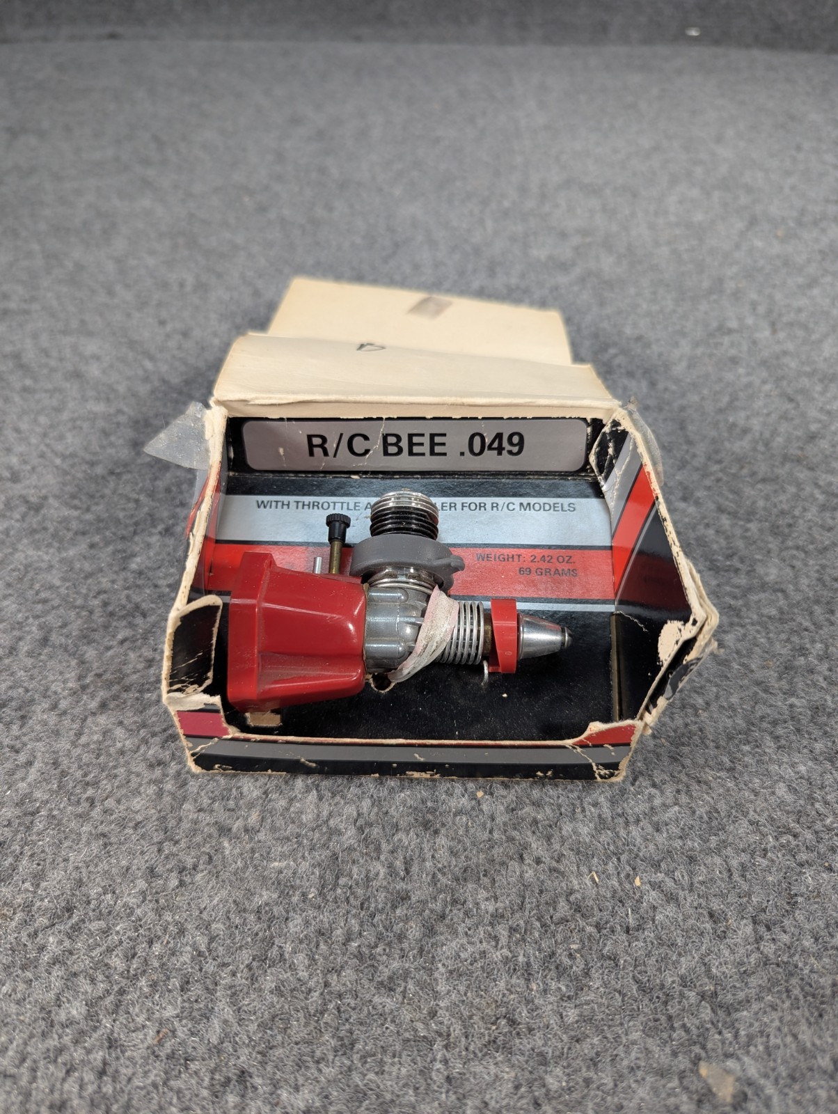 COX R/C BEE .049 No. 360 Model Airplane Engine NIB-Never Ran!