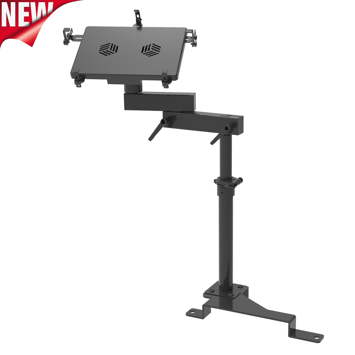 Vehicle Laptop Mount for Ford F150 250 350 Truck - Up to 17" Laptop Stand Holder