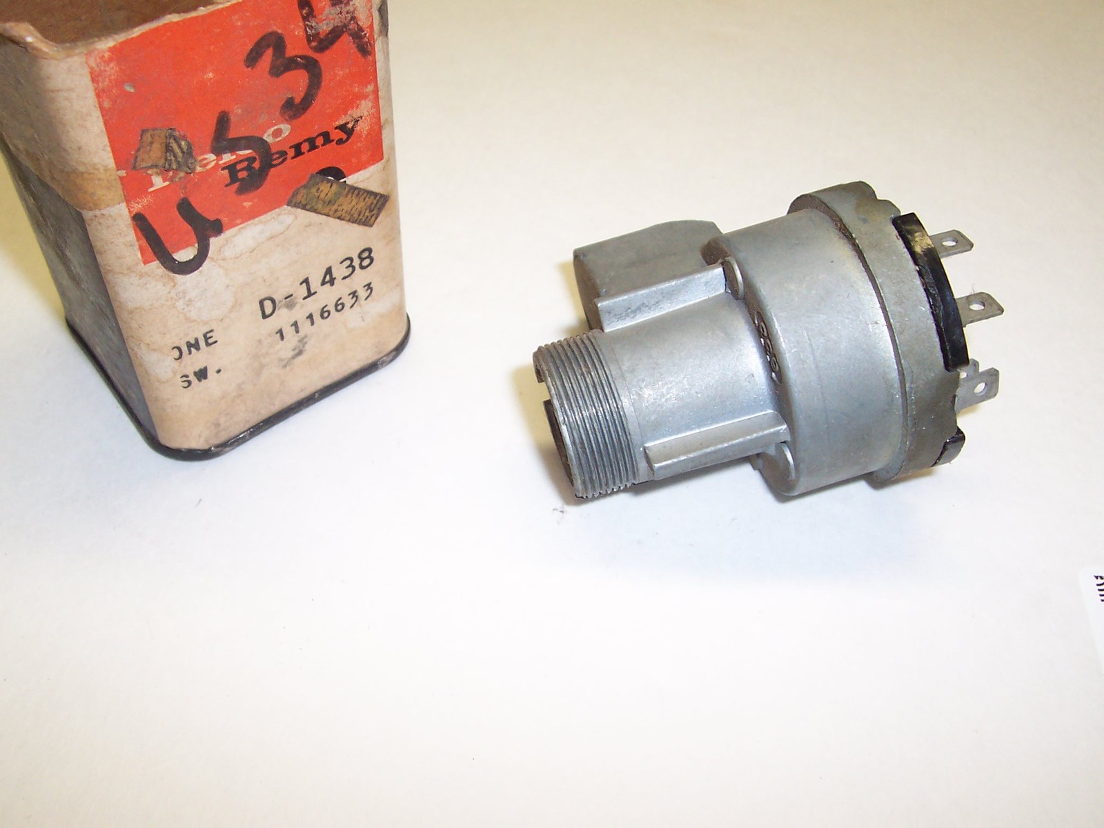 NOS Ignition Switch - 1963 Oldsmobile - GM 1116633, Delco D1438