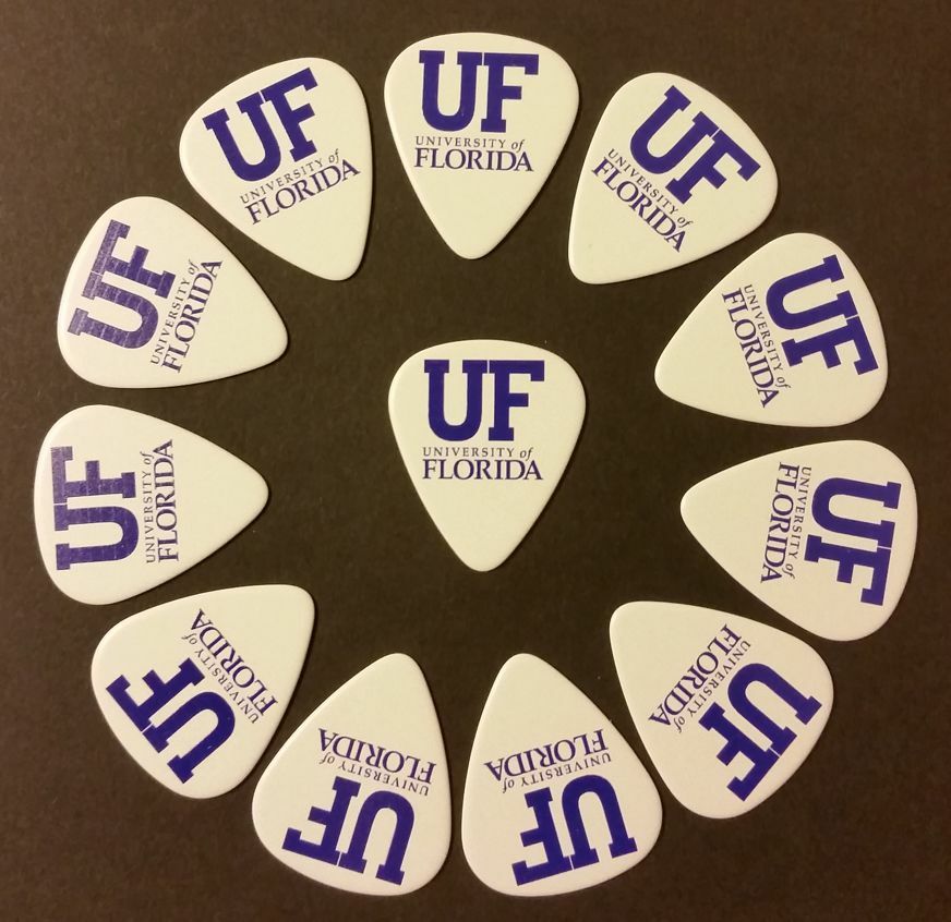 University of Florida Logo Guitar Picks (12 picks) - (Buy 2, save 50% on 2nd)