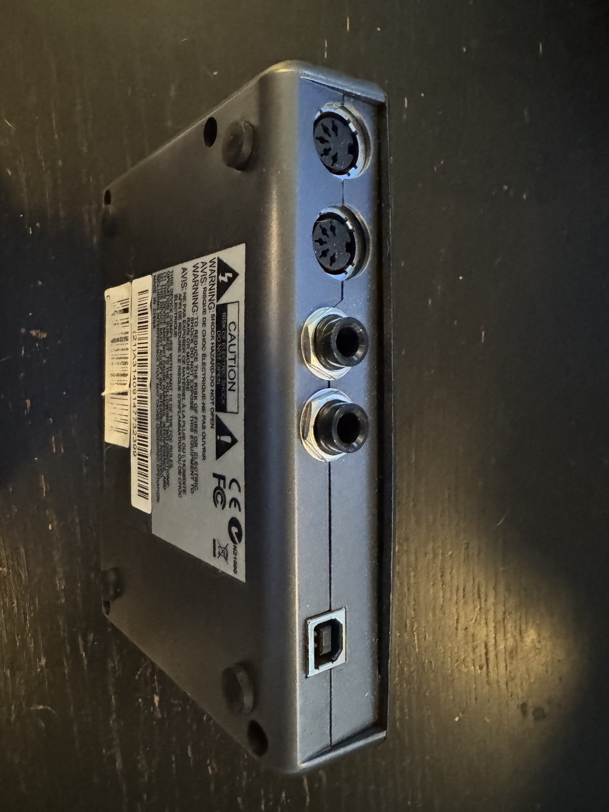 M-Audio M-Track 2-Channel USB Audio MIDI Interface XLR Phantom Power Tested