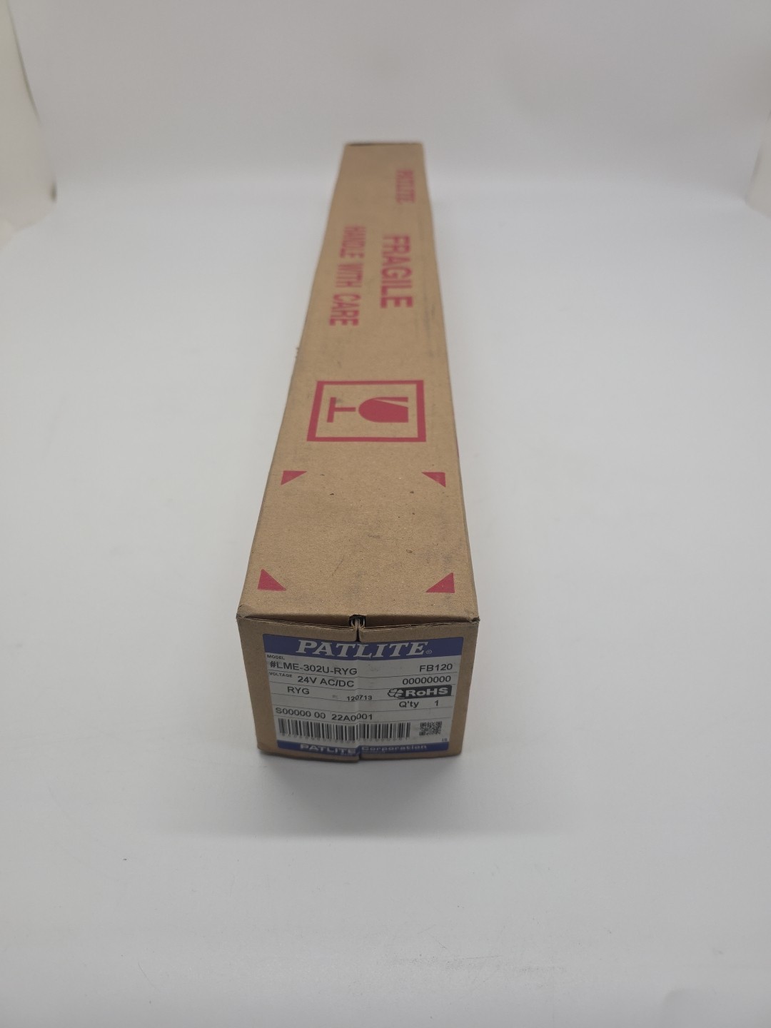 PATLITE LME-302U-RYG+FB120 / LME302URYG (NEW IN BOX)