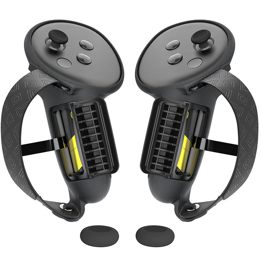 Grip Silicone Protective Case Battery Cover Protector + Strap for Quest3/Quest3S