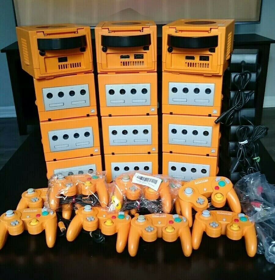 Nintendo GameCube Spice Orange Gamecube Region Switch . US Seller.