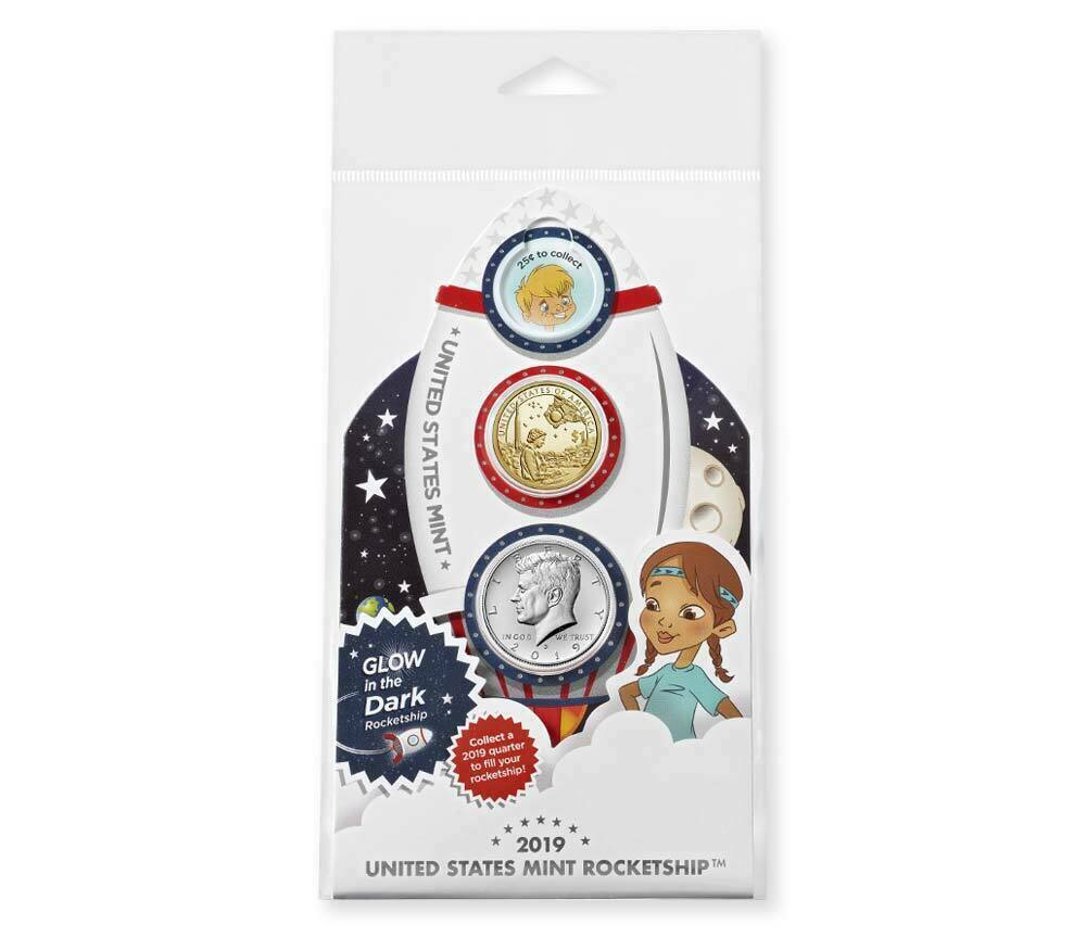 2019 Sealed Rocketship Kennedy Half with "Proof Like" Finish NEW  FREE SHIPPING
