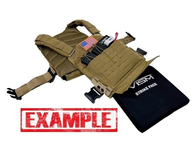 VISM Laser Cut Kangaroo Plate Carrier Vest MED-2XL for 10x12 plate Tactical ODG
