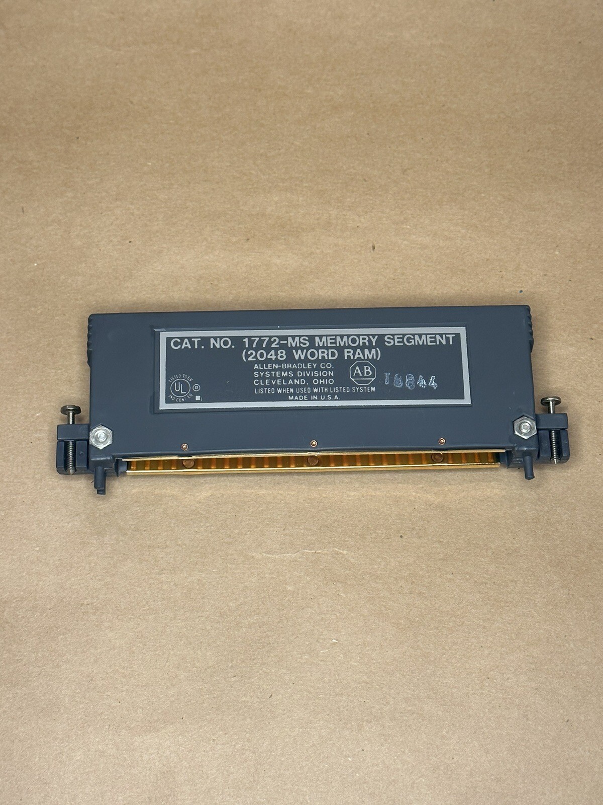 ALLEN-BRADLEY MEMORY SEGMENT 1772-MS (2048 WORD RAM) FREE SHIPPING