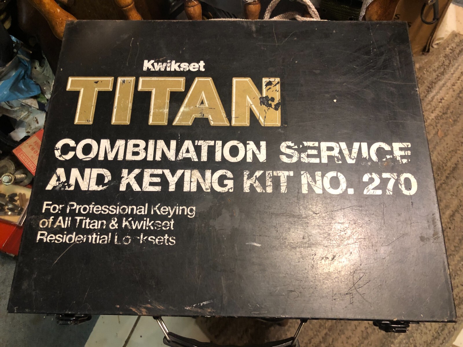 KWIKSET TITAN PROFESSIONAL COMBINATION AND KEYING KIT NO. 270