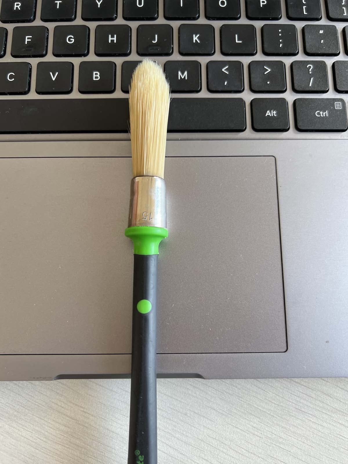 Small Paint Brush for Touch Ups, Trim Stain Brush for Sash, Baseboards, House...